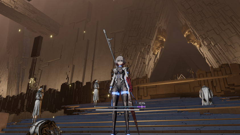 Да, копьё я взял не только ради тестов, оно просто идеально подходило к этому костюму.