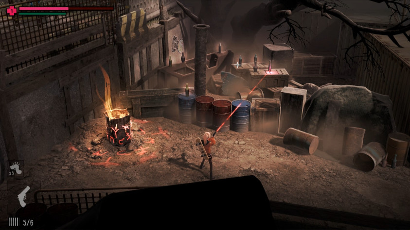 Стрельба с геймпада достаточно удобная и это единственный момент, где мне пришлось взять мышку, правда, прицел реальный и фактический почему-то не совпадают...