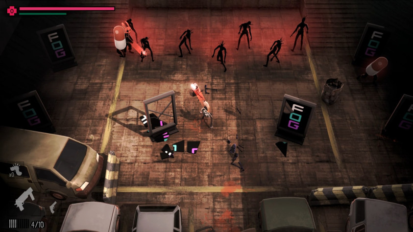 Противники тоже кидаются гранатами и это ещё приемлимо, так как от них можно отбежать или уйти перекатом, а вот от внезапно прилетающих откуда-то из-за экрана камней увернуться будет сложнее.