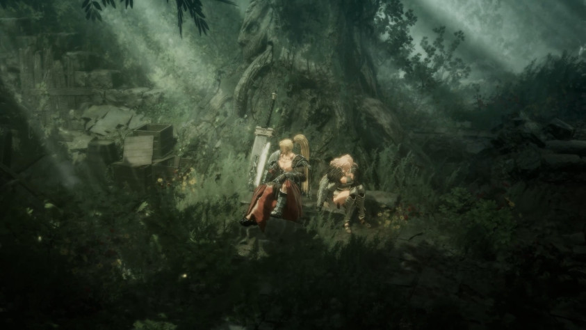 А вот это вообще шедевр. Тупо FMV, с нарезкой нескольких моментов по паре секунд, чтобы ты проникся отношениями между персонажами.