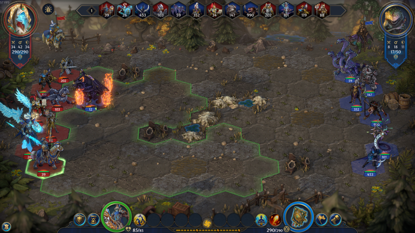 Финальный бой 7-часовой катки. Разрыв по статам героев просто огромный.