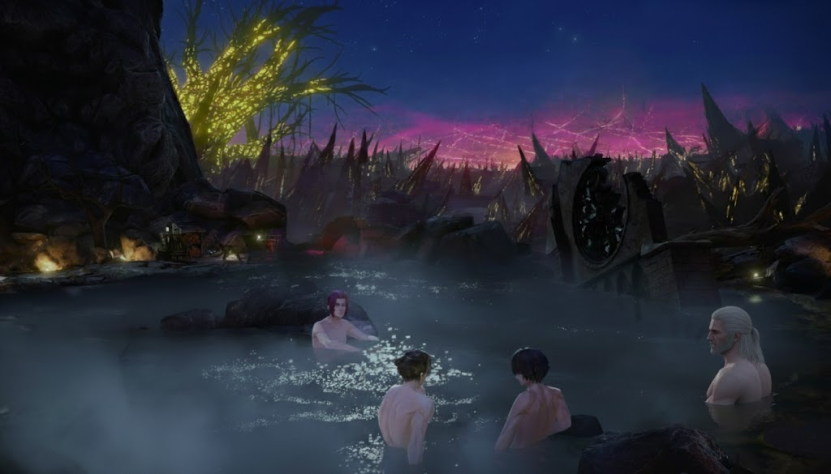 А ещё в CODE VEIN есть горячие источники со всеми вытекающими и втекающими последствиями