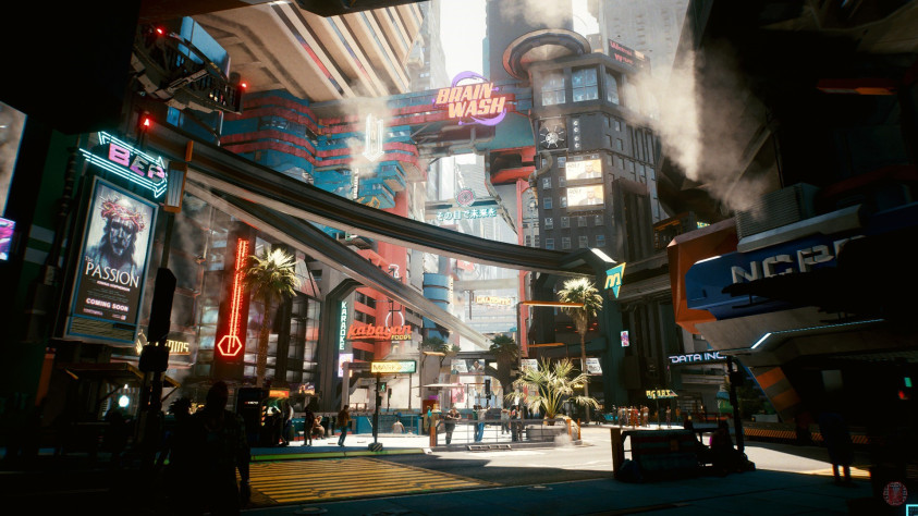 Центральная улица NightCIty