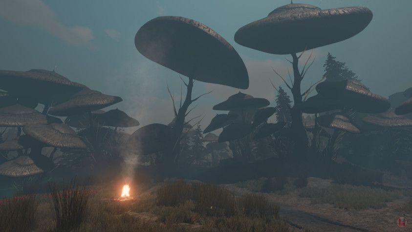 Биг грибочки под твоим окном, а костер подогревает словно каминОм