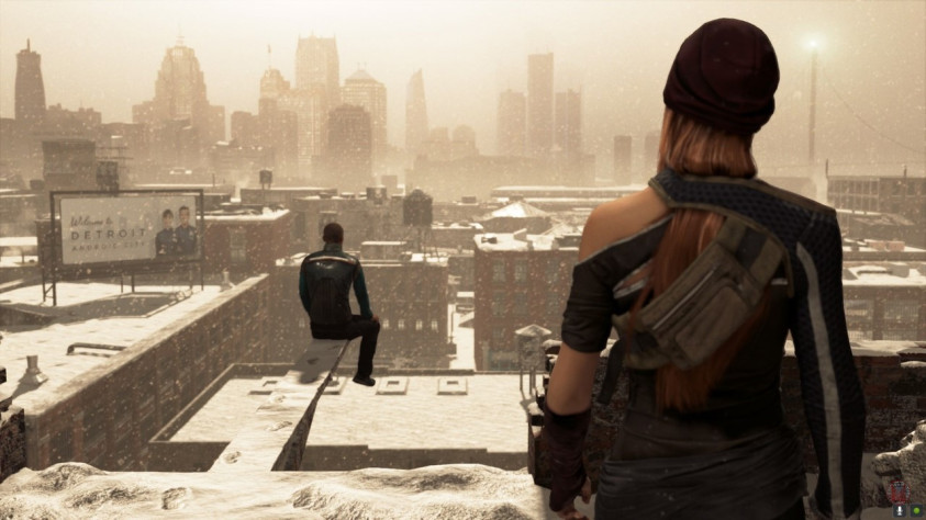 Романтик под снегом