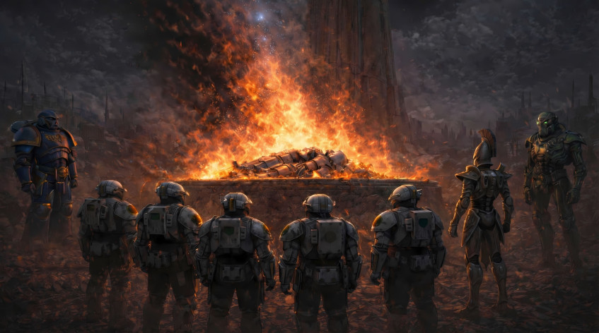 Погребальный костёр Командора Шедоусан