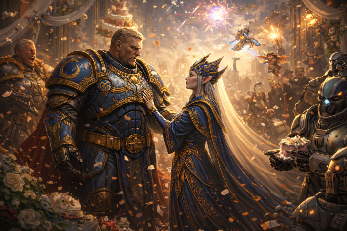 Беспорядок на свадебном торжестве