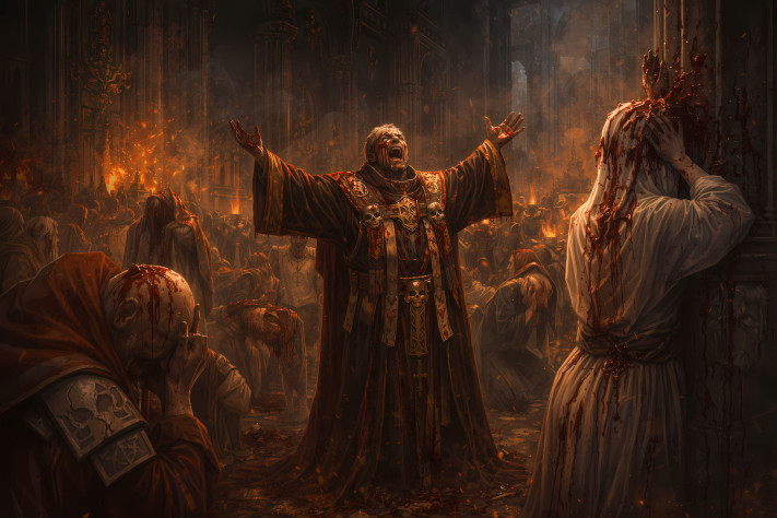 Жертвоприношение в готическом соборе