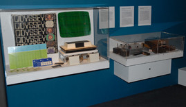 

A Magnavox Odyssey and playable "Brown Box" currently on view in&amp;nbsp;Behind the Screen