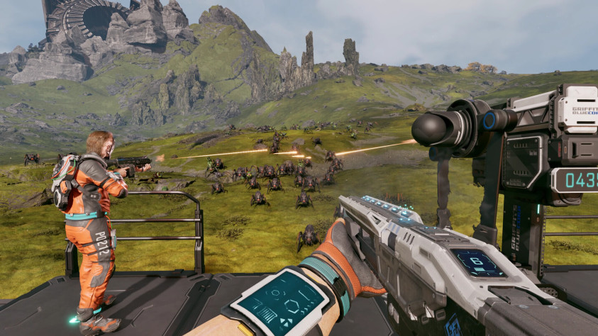 Скриншоты StarRupture со&amp;nbsp;страницы в&amp;nbsp;Steam.