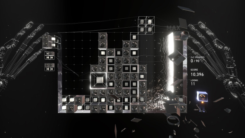 Скриншоты Lumines Arise со&amp;nbsp;страницы в&amp;nbsp;Steam.