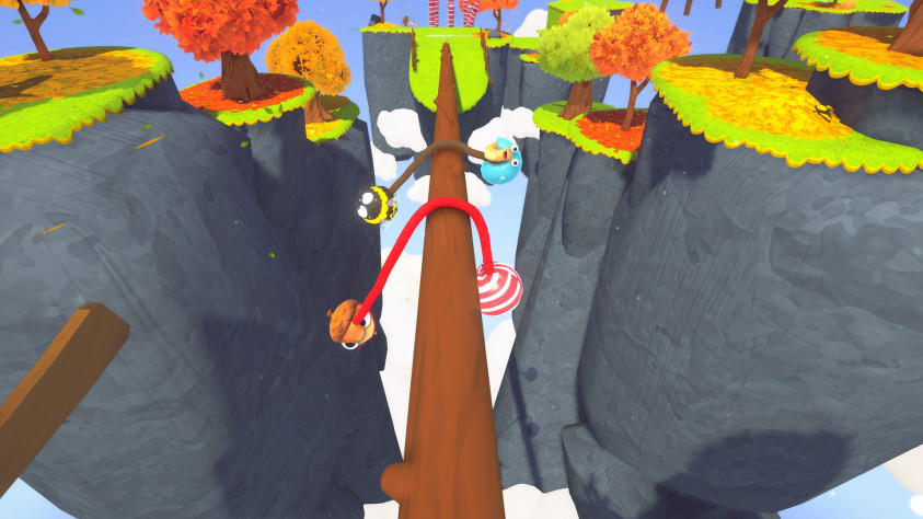 Скриншоты Fling to&amp;nbsp;the Finish со&amp;nbsp;страницы в&amp;nbsp;Steam.