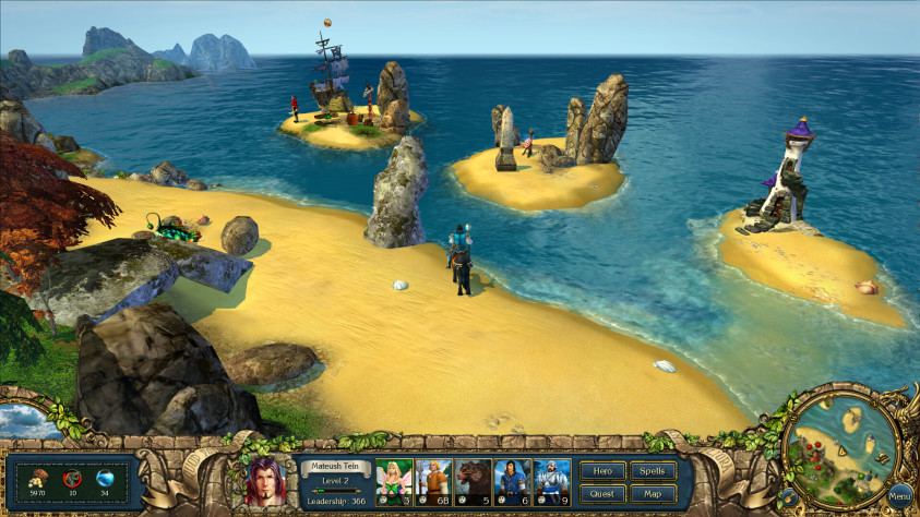 King’s Bounty: The Legend Обновление графического интерфейса в King’s Bounty: The Legend