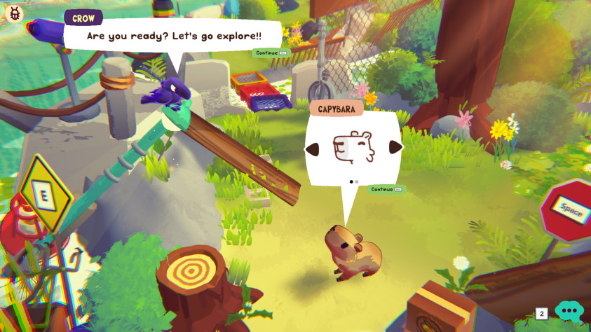 Скриншоты Capy Castaway со&amp;nbsp;страницы в&amp;nbsp;Steam.