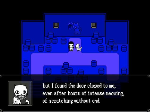 Уникальный пример хоррора для кошек.