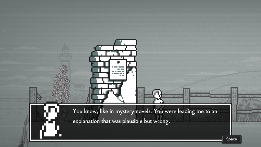 Развлекаться в&amp;nbsp;Makoto Wakaido предлагают по-другому&amp;nbsp;— если игрок будет внимательным и&amp;nbsp;полностью погрузится в&amp;nbsp;игровой процесс, то&amp;nbsp;сможет разгадать дело ещё до&amp;nbsp;того, как справится главный герой.