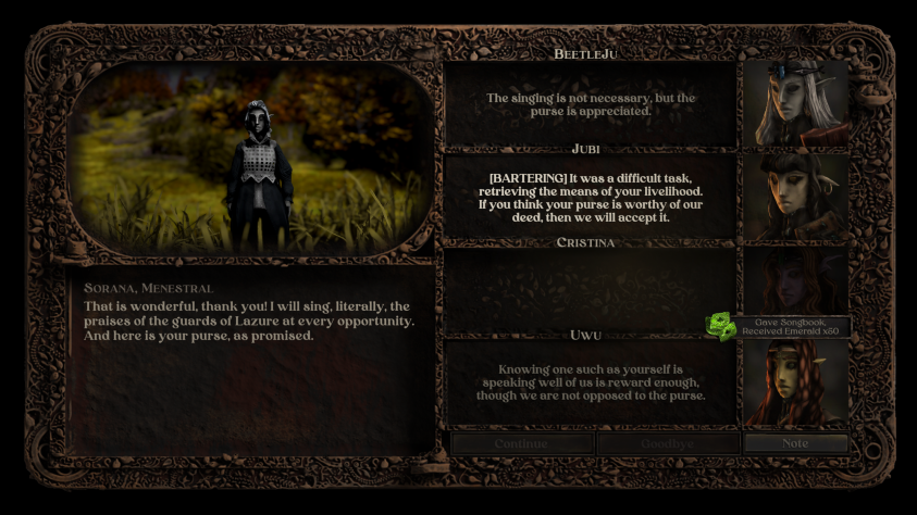 Раса и&amp;nbsp;пол влияют только на&amp;nbsp;начальные циферки&amp;nbsp;— после пары уровней это будет уже не&amp;nbsp;так важно. Что важно, так это основные навыки&amp;nbsp;— герои будут высказываться в&amp;nbsp;диалогах, отталкиваясь от&amp;nbsp;своих умений и&amp;nbsp;характеристик.