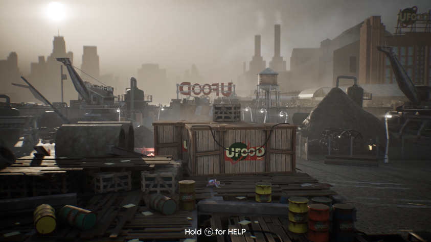 Осьминожка сбежал, и&amp;nbsp;теперь ему предстоит долгий путь: от&amp;nbsp;свалки до&amp;nbsp;канализации через цех, лаборатории и&amp;nbsp;офисы, чтобы отыскать друга и&amp;nbsp;вернуться обратно в&amp;nbsp;океан.