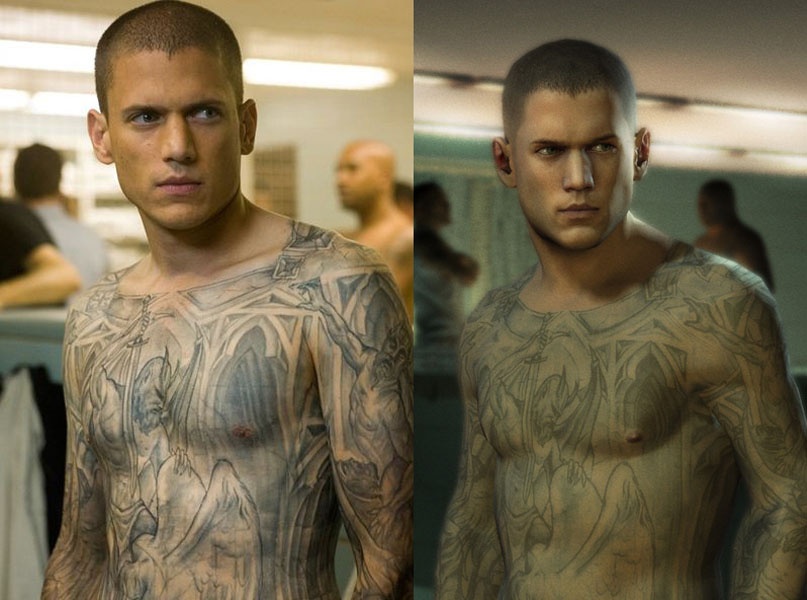 Побег раньше. Сериал побег Скофилд. Prison Break Michael Scofield тату. Майкл Скофилд 5 сезон тату. Майкл Скофилд тату.