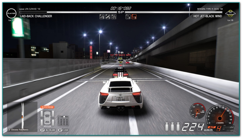 Не смотря на графику уровня PS3/Xbox360, я бы искренне советовал Tokyo Xtreme Racer, всем кто любит аркадные гонки с углублённой системой развития возможностей игры по мере её прохождения.