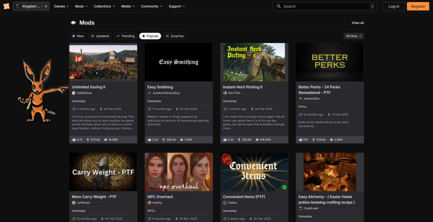 Страница KCD 2.