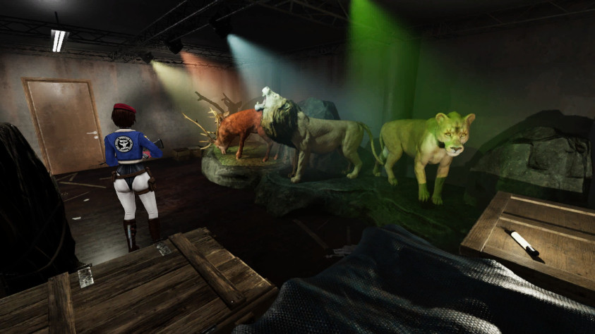 Одна из редких головоломок, что я не понял. Пытался и цвета, и эпитеты сопоставлять с текстом рассказа, связанного с кнопками в другой комнате. Скажу честно, итоговое решение подглядел на Ютубе. Варианта два: либо я альтернативно умный, либо что-то не так с переводом.