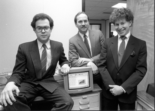 Howard Marks and Bobby Kotick co-founders of&amp;nbsp;software company Arktronics Photo by&amp;nbsp;Peter Yates