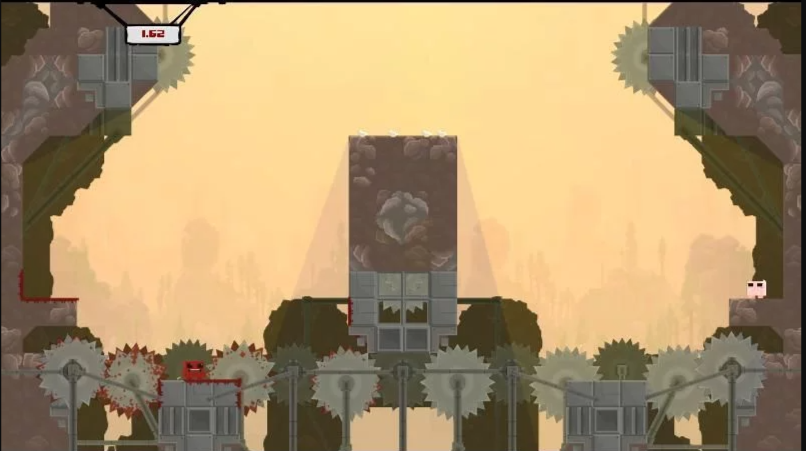 В Super Meat Boy смерть почти сразу превращается в новую попытку:
возврат к сложному месту занимает секунды. 