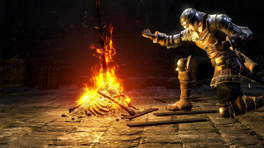 Костёр в Dark Souls одновременно означает передышку и новую попытку. В исследовании Aalto игроки связывали похожий цикл преодоления с тем, как они справлялись с тяжёлыми периодами.