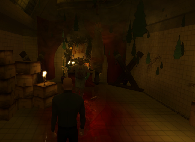  Знаете, что в нем выдает больного ублюдка? Он по всему помещению елочки от машины развесил.