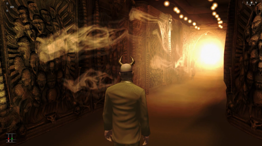 А что со стенами творится... Когда я впервые это увидела, я взгляд не могла оторвать, пытаясь понять, а как вообще у разработчиков это получилось.