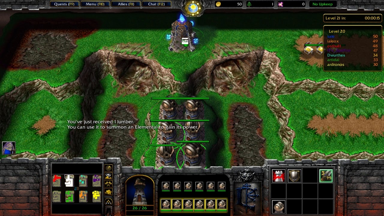 Карта warcraft 3 frozen throne td