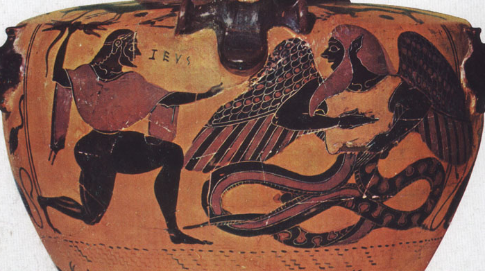 и, ну просто норм такой чел (справа, слева - Зевс)