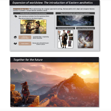 Слайд из&amp;nbsp;иска Sony с&amp;nbsp;питчем новой Horizon от&amp;nbsp;Tencent.