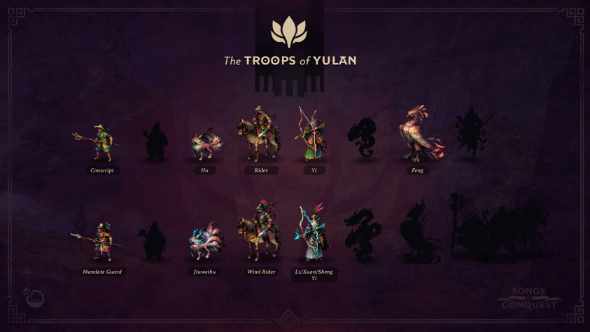 Несколько юнитов Юлань. В&amp;nbsp;настоящее время художники занимаются их&amp;nbsp;анимированием.