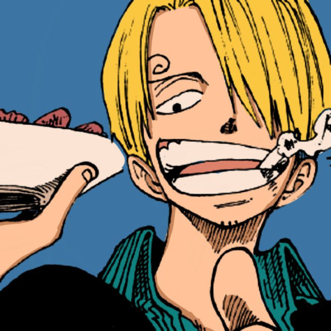 Санджи (Винсмок Санджи, псевдоним&amp;nbsp;— «Чёрная нога»)&amp;nbsp;— пират и&amp;nbsp;кок в&amp;nbsp;команде Пиратов Соломенной Шляпы.