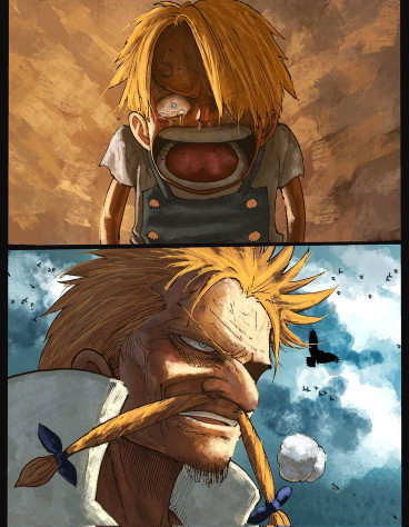 Интересный факт про этот эпизод: в&amp;nbsp;аниме Зефф отрезал себе ногу, чтобы спасти Санджи, когда они тонули, в&amp;nbsp;манге&amp;nbsp;же Зефф отрезал себе ногу, чтобы съесть её&amp;nbsp;и&amp;nbsp;хотя&amp;nbsp;бы на&amp;nbsp;какое-то время утолить свой голод. Сам эпизод это не&amp;nbsp;сильно искажает и&amp;nbsp;портит, но&amp;nbsp;в&amp;nbsp;манге жертва выглядит ещё символичней.