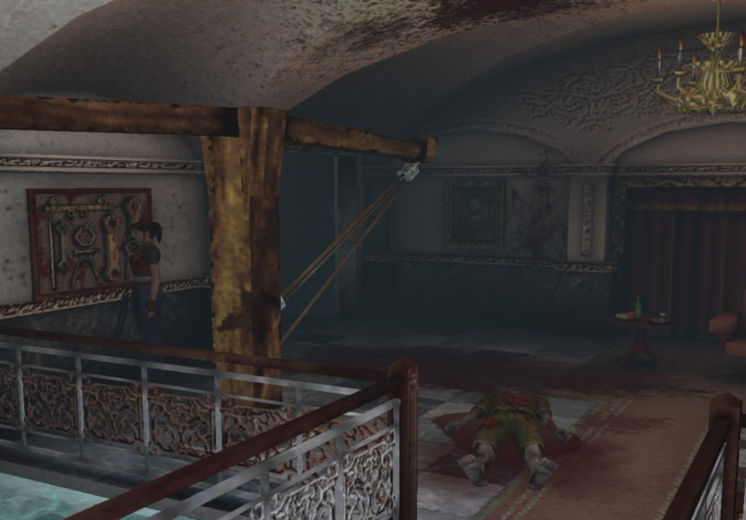 И логово маньяка с орудиями пыток, кучей мёртвых тел и кровью повсюду...