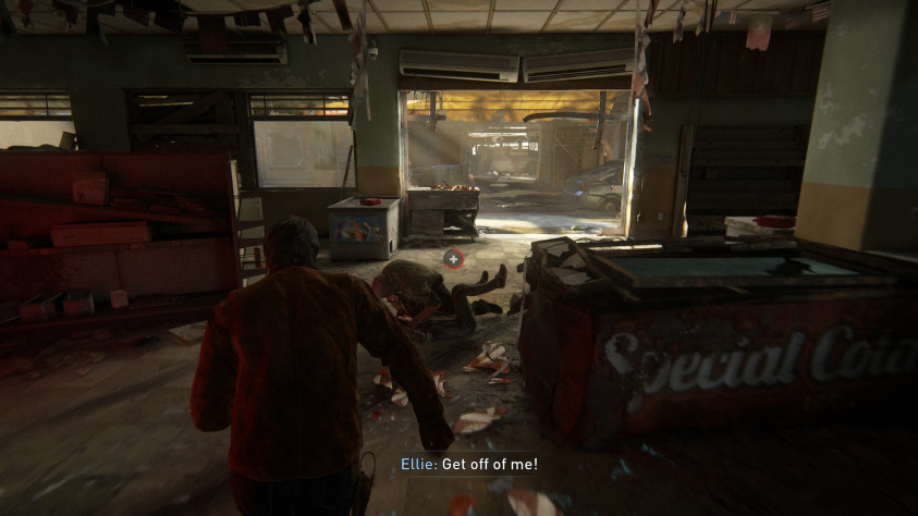 Вполне вероятно, что открывшаяся перед глазами Джоэла картина, как взрослый амбал пытается убить маленькую девочку, триггерит воспоминания о&amp;nbsp;расстреле солдатом FEDRA его родной дочери.