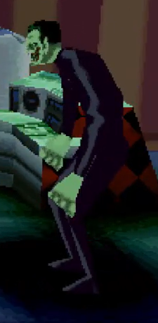 Это, кстати, финальный босс Джокер, если не узнали