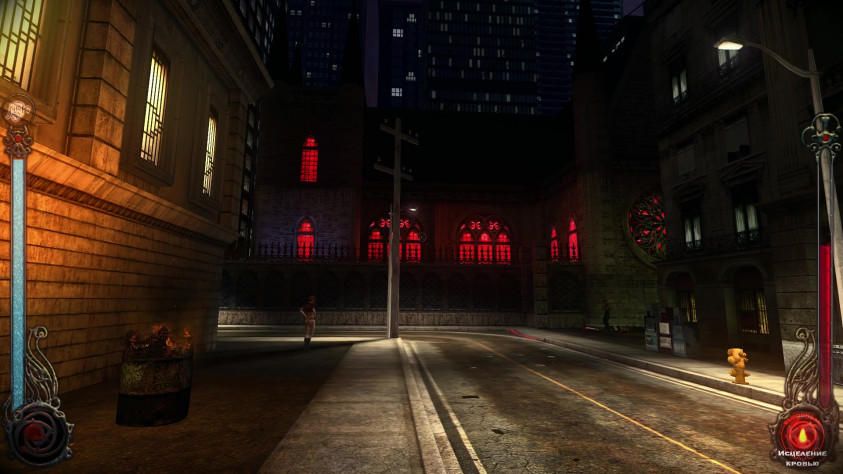 Вот эта порочная церковь, к примеру, и с точки зрения и идеи, и реализации, потрясающа. Проститутка здесь стоит не просто рядом, а весь Дом Господень набит такими вот особами