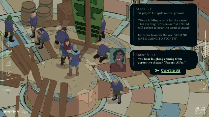 Демка выглядела слегка всрато, но уже довольно стильно