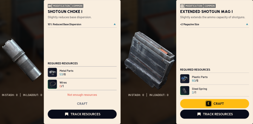 Логика крафта