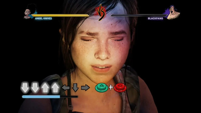 Этот момент смотрится странно, особенно потому что в этот же момент в параллельной сюжетной ветке Элли спасает белого мужика.