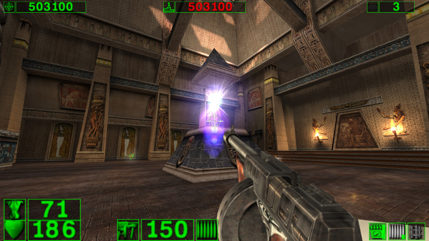 Сеттинг Serious Sam весьма необычен. Я бы даже назвал его оригинальным, если бы не знал о существовании игрушки Powerslave