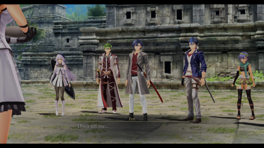Главные герои The Legend of Heroes: Trails Beyond the Horizon - Кевин Грэхем, Рин Шварцер, Ван Аркрайд. Речь о парнях в центре кадра, естественно