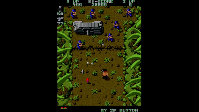 Кадр из Ikari Warriors, SNK, 1986 год