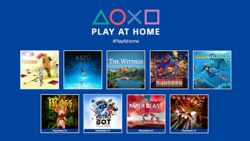 Во&amp;nbsp;время пандемии PlayStation запускала кампанию «Play at&amp;nbsp;home», в&amp;nbsp;рамках которой раздавала бесплатные игры.