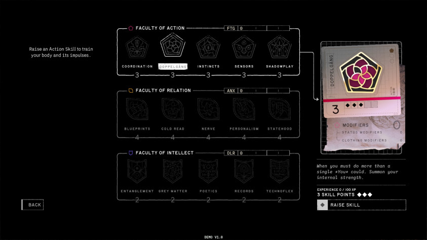 Количество атрибутов сократилось на&amp;nbsp;один, а&amp;nbsp;количество навыков похудело почти наполовину, с&amp;nbsp;24 до&amp;nbsp;15.