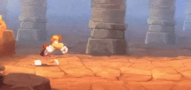 Пример удара из Rayman Legends